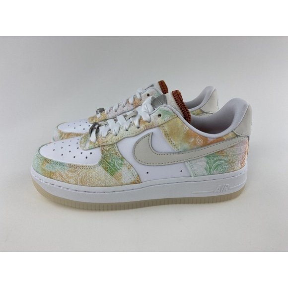 Nike Air Force 1 07 LX Pastel Paisley Women's Sneakers Shoes White FJ7739 101 - Picture 10 of 12